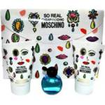 Moschino So Real Cheap & Chic Подаръчен комплект, Тоалетна вода 4.9ml + Душ гел 25ml + Мляко за тяло 25ml, Жени