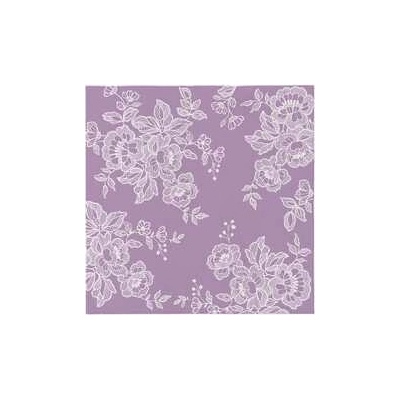 Paw Airlaid obrúsky Soft Lace Violet 50ks 40x40cm