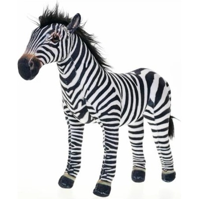 Mikro Плюшена зебра 28см