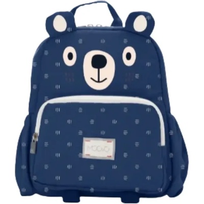 Nuvita Детска памучна раница Nuvita 25x30x13 см Orso синьо Мече