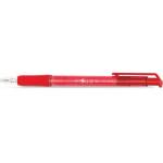FlexOffice Химикалка, 0, 4 мм, с бутон, FLEXOFFICE "EasyGrip", червена FO-08RED (FO-08RED)