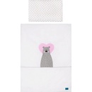 Belisima obliečky Bear in Love ružové 90x120 cm