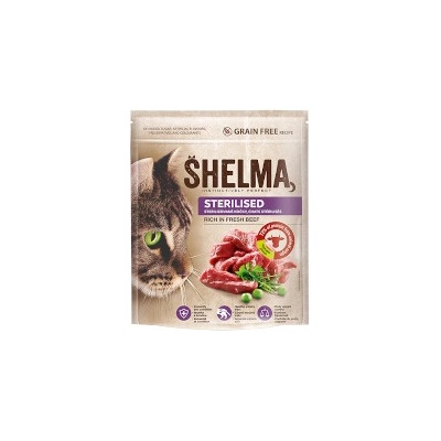 SHELMA Adult Sterile s čerstvým hovädzím mäsom 750 g