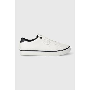 Tommy Hilfiger Кожени кецове Tommy Hilfiger TH HI VULC CORE LOW LEATHER ESS в бяло FM0FM05041 (FM0FM05041)