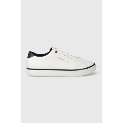 Tommy Hilfiger Кожени кецове Tommy Hilfiger TH HI VULC CORE LOW LEATHER ESS (FM0FM05041)