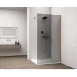 POLYSAN Esca - Душ кабина Walk-In 100x210 см, Antidrop, пушено стъкло/матово златно ES1210-04 (ES1210-04)