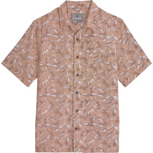 Royal Robbins Мъжка риза с копчета Royal Robbins Camino Pucker S/S Shirt - Pecan Dragonfly Pt (033-2703-0913)