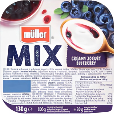 Müller Jogurt mix borůvka 130 g