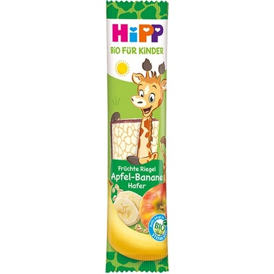 HiPP Био плодов бар Жираф - ябълка, банан и овес - 12+ месеца