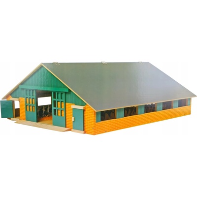 Kids Globe Dřevěná maštal pro kravičky 610540 1:32