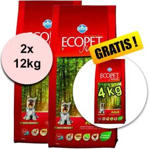 FARMINA MO P ECOPET N dog ADULT MINI 2 x 12 кг + 4 кг БЕЗПЛАТНО