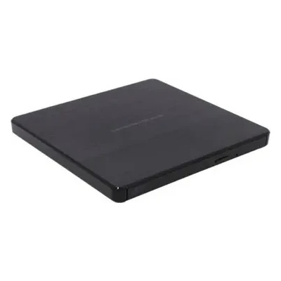 LG Оптично устройство, Hitachi-LG GP60NB60 Ultra Slim External DVD-RW, Super Multi, Silent Play, Win & MAC OS Compatible, M-DISC Support, Black (GP60NB60.AUAE12B)