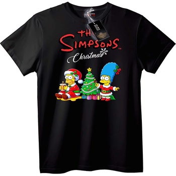NOONEBRAND Тениска Simpsons Коледна - S, White