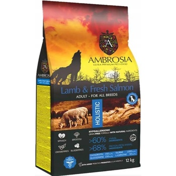 Ambrosia Jahňacie a Čerstvé Losos 12 kg