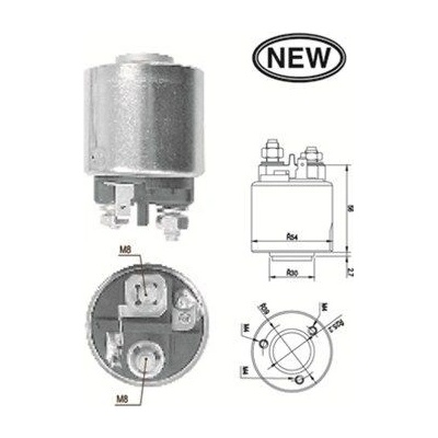 Elektromagnetický spínač, štartér MAGNETI MARELLI 940113050540