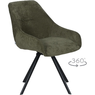 Carmen Трапезен стол marsala - маслено зелен (3532166)