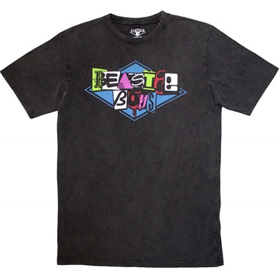 Beastie Boys Multicolour Logo (Stone Wash) Charcoal Grey 2XL Риза (BEASTSTNW22MC05)