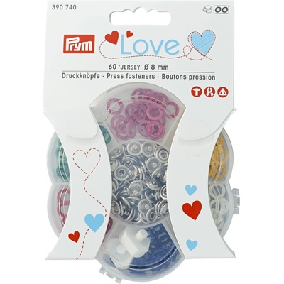 Prym LOVE stiskací knoflíky JERSEY 8mm 60 ks – Sleviste.cz
