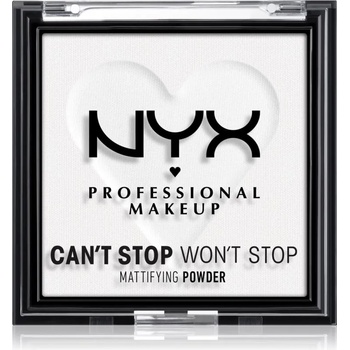 NYX Professional Makeup Can't Stop Won't Stop Mattifying Powder матираща пудра цвят 11 Bright Translucent 6 гр