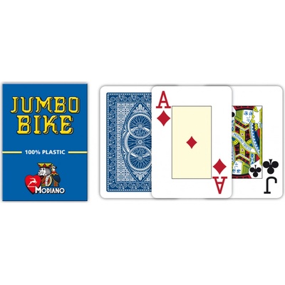 Modiano Poker Bike Trophy 2 Jumbo Index Profi plastové – Zboží Mobilmania