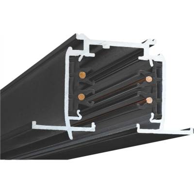 3F lišta POWERGEAR zápustná černá 1m