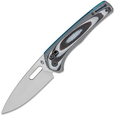 Gerber Sumo Stonewash Steel and Cyan Handle