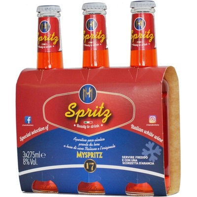 Hamsik My Spritz 8% 3 x 0,275 l (karton)