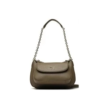 Calvin Klein Дамска чанта Re-Lock Dbl Shoulder Bag K60K610183 Зелен (Re-Lock Dbl Shoulder Bag K60K610183)
