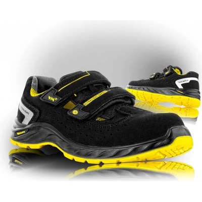 VM Footwear EDMONTON S1P ESD obuv Čierna-Žltá