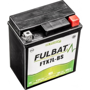 Batterie Moto GEL FTX7L-BS - 12V 6.3AH - Sans Entretien - Étanche - Ready To Use - Pour Sports Motorisés