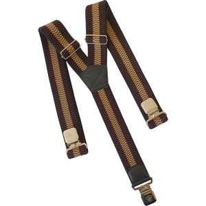 Topgal Щипка за тиранти Natur Stripes, кафява (1330/40)