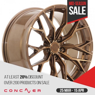 Concaver CVR1 9,5x19 BLANK ET40 matt black