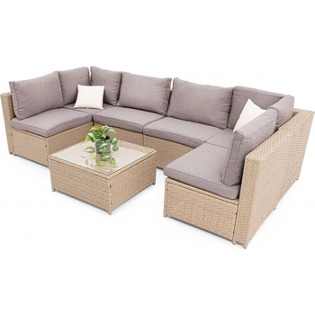 di volio Zahradní ratanový nábytek TORINO DV-038GF 7 ks Béžové