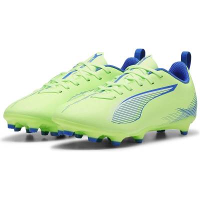 PUMA Футболни бутонки Puma Kids PUMA Ultra 5 Play Firm Ground Football Boots - Green/Wht/Blue