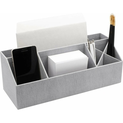 Bigso Elisa Canvas Paper Laminate organizér šedá/světlá