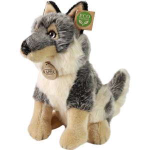 Rappa Плюшена играчка Rappa Еко приятели - Вълк, седящ, 28 cm (221727) - baby