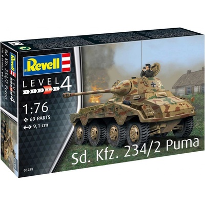 Revell Slepovací model Sd. Kfz. 234/2 PUMA 1:76