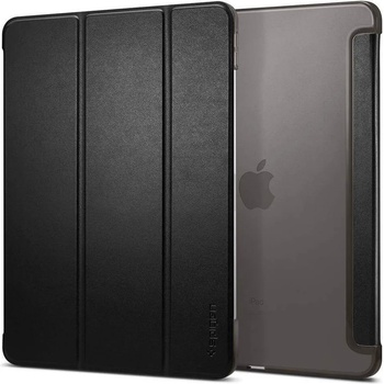 Spigen Case Smart Fold - кожен кейс и поставка за iPad Pro 12.9 (2020) (черен)