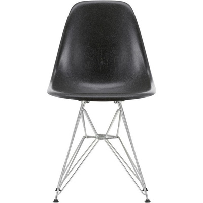 Vitra Eames Fiberglass DSR elephant hide grey/chrome