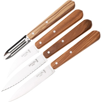 Opinel Sada nožov Les Essentiels oliva 002163 002163 4 ks