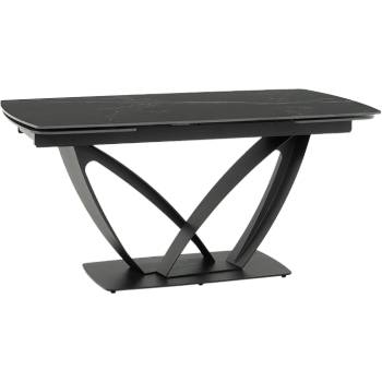 Carmen Разтегателна трапезна маса torun - черна