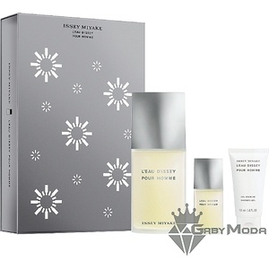 Issey Miyake L'Eau d'Issey - EDT тоалетна вода 125 ml + балсам за след бръснене 50 ml + душ гел 50 ml - подаръчен комплект за мъже
