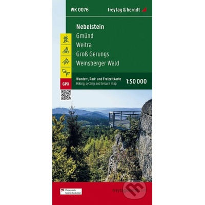 Nebelstein 1:50 000 / turistická a cykloturistická mapa - freytag&berndt