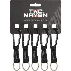 Tac Maven карабин с висулка 6mm, черно (D25027-01)