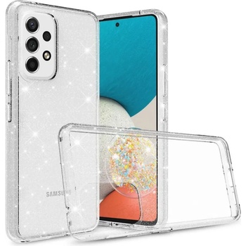 Samsung Силиконов блестящ гръб Lily Crystal Glitter за Samsung Galaxy A33 5G, Прозрачен (6146)