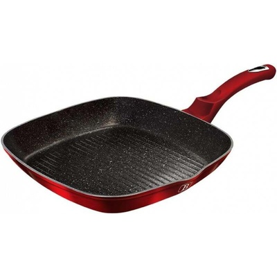 BerlingerHaus grilovací s mramorovým povrchem Metallic Line červená 28 cm