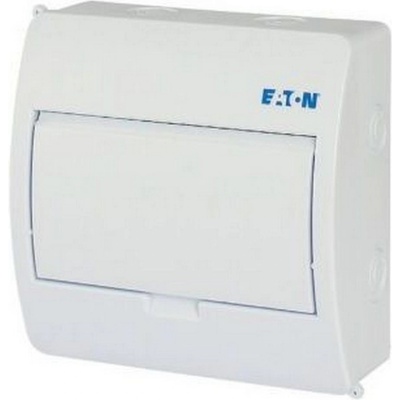 Eaton Пластмасово табло за открит монтаж eaton bc-o-1/8 tw eco ip40, 281690 - 1 ред, 8 модула (281690)