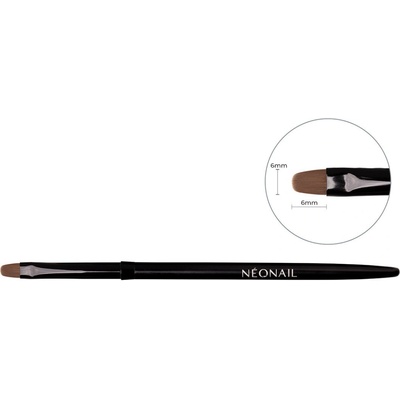 Nail art brush 03 - Oval 6 mm