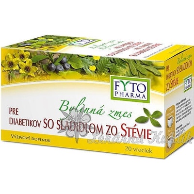 Fytopharma Byl.směs pro diabet.se slad.stevie 20 x 1,5 g