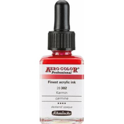 Schmincke Aero Color akrylový atrament Professional Standard 302 karmínová